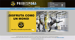 Desktop Screenshot of bonaire.paidesportcenter.com